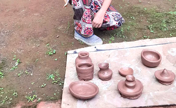 Traditional pottery making